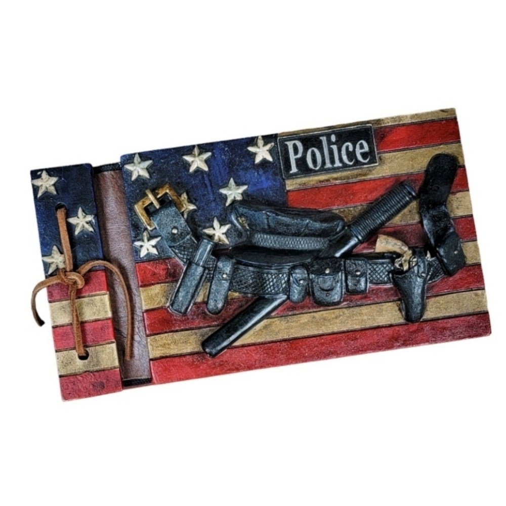 Police-Themed Photo Album‎ Resin NWOT
